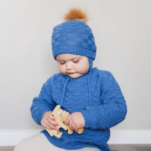 Flóð barnapeysa og húfa knitting pattern