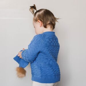 Flóð barnapeysa og húfa knitting pattern