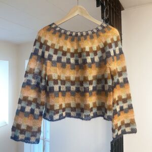 Macro sweater knitting pattern