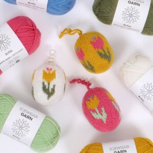 Easter ornaments knitting kit