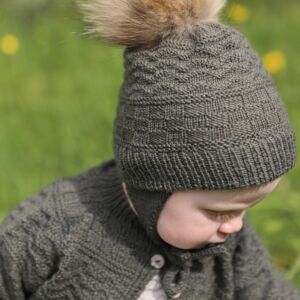Flóð ungbarnahúfa knitting kit