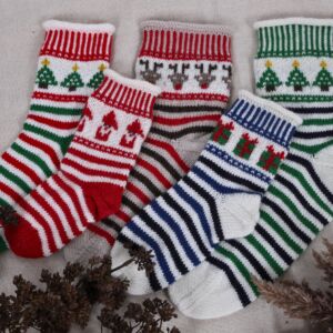 Jólagleði socks knitting pattern
