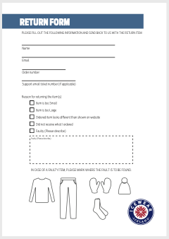 Please fill out this return PDF